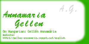 annamaria gellen business card