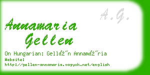 annamaria gellen business card